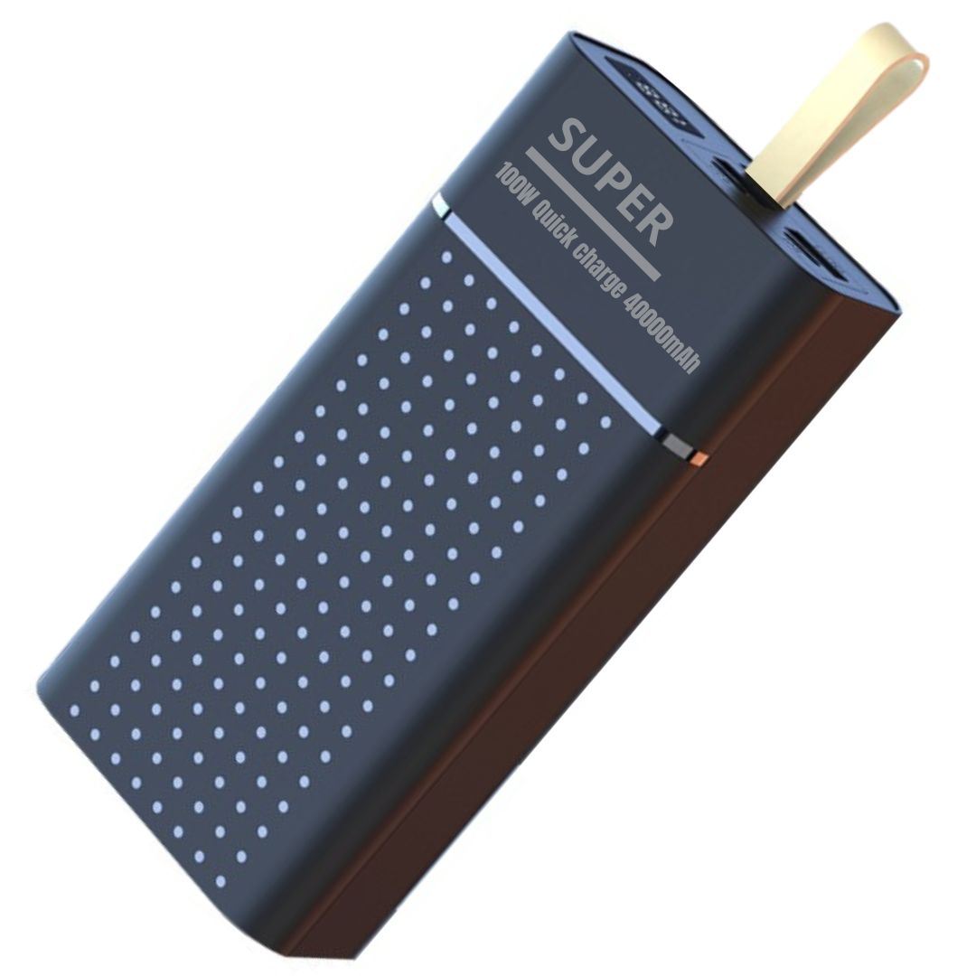 Power Bank 40000mAh BESTIA 100W Carga Rápida  Batería Portátil CP04
